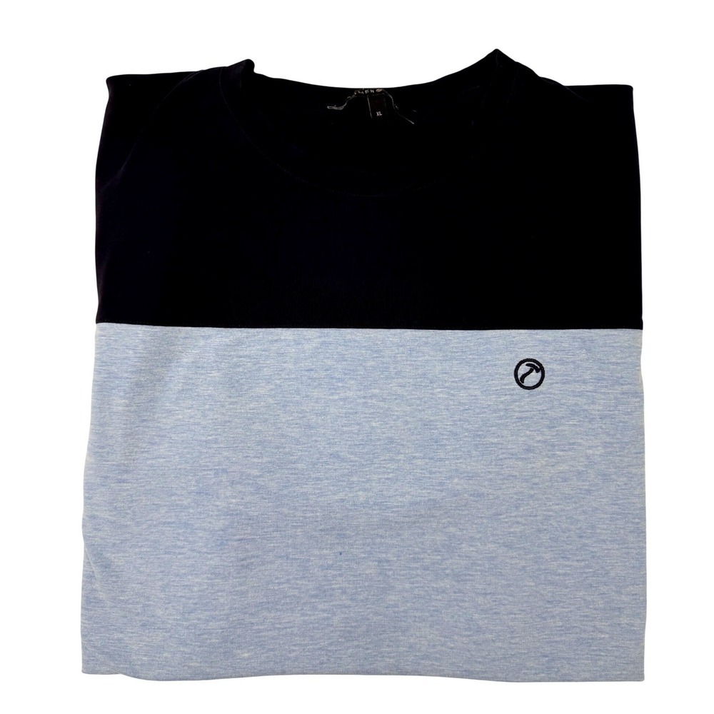 Hammer Made T-Shirt Mens XL Blue Navy Excellent Colorblock Short Sleeve Tee